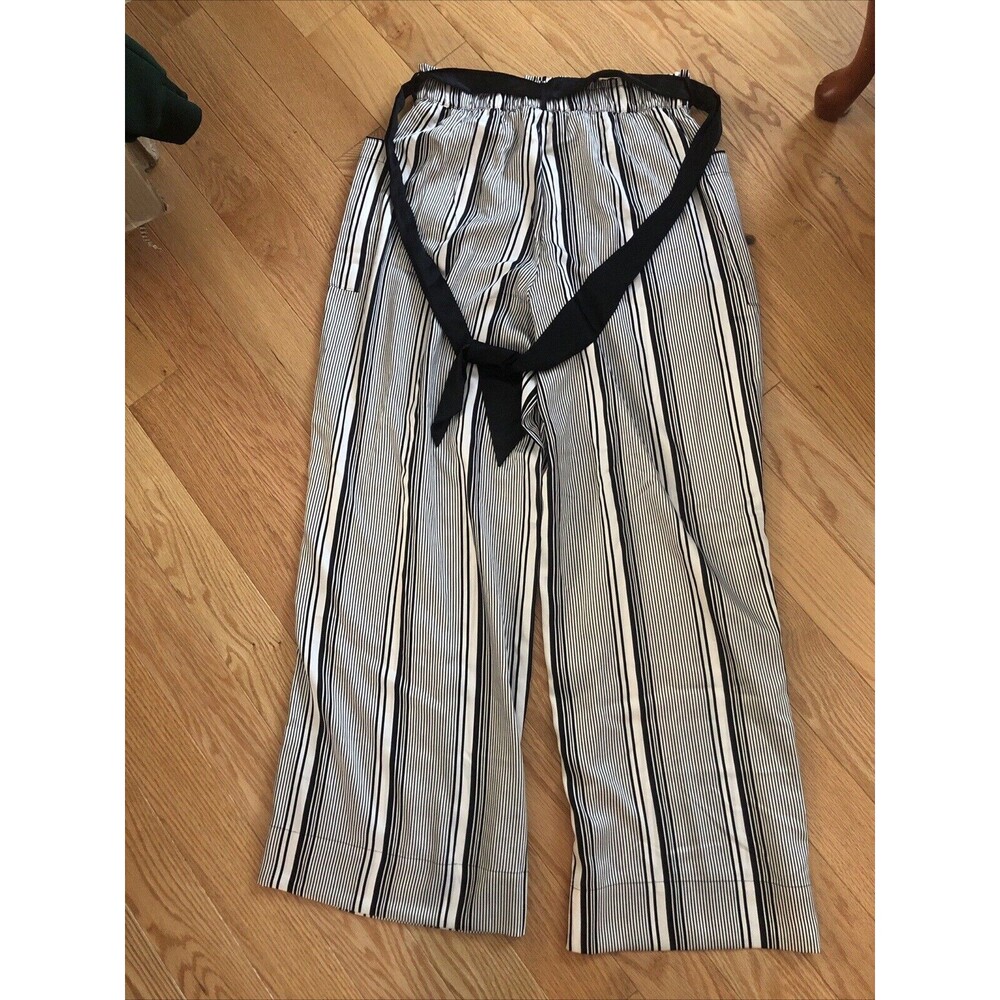 Victoria's Secret Lounge Pants Black Striped NWT Women's Size Medium 170/172A